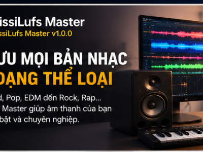 NissiLufs Master V1.0 - Phần Mềm Chuẩn Hóa LUFS Các nền tảng & Mastering 