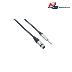 NCMA600 Dây nhạc cụ đầu Neutrik NC3FXX – NP2X 6 mét Bespeco