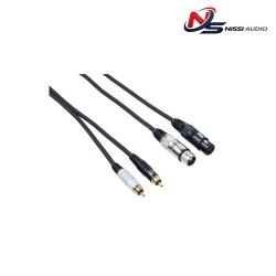 EAY2F2R300 Dây cáp interlink đầu MRCABKR/MRCABKB – XLR3FX/XLR3FXN 3 mét Bespeco