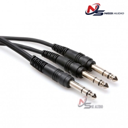 Hosa Y Cable 1/4" Trs To Dual 1/4" TRS