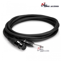HOSA PRO MICROPHONE CABLE REAN XLR3F TO 1/4" TS