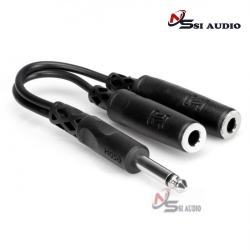 Hosa Y Cable 1/4" Ts To Dual 1/4" TSF