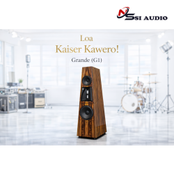 Loa Kaiser Kawero! Grande (G1) ,Phân loại: Loa cột 4 đường tiếng, Loa trầm phía sau là 15 inch