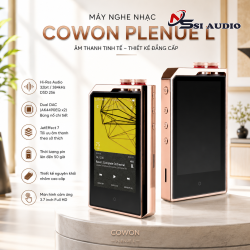 Cowon Plenue L – Máy Nghe Nhạc Hi-Res Flagship Với Chip DAC ES9038PRO & Thiết Kế Brass Bọc Vàng Sang Trọng
