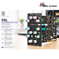 SSL UltraViolet EQ 500 Series: Sắc Sảo Nét Riêng – Bộ Cân Bằng Âm Tần Stereo Minimum Phase Dạng Module 500