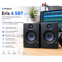 PreSonus Eris 4.5BT Gen 2: Loa Kiểm Âm Bluetooth Thế Hệ Mới – Sự Cân Bằng Cho Không Gian Nhỏ