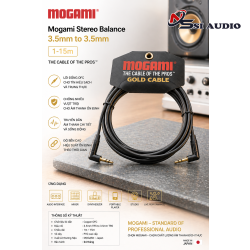 Mogami Stereo Balance 3.5mm to 3.5mm – Cáp Aux High-End: Độ Tĩnh Tuyệt Đối
