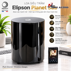 Elipson Planet Sub – Loa Siêu Trầm Điện Hi-Fi Cao Cấp Thiết Kế Hình Cầu Độc Bản Từ Pháp