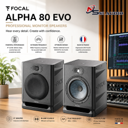 Focal Alpha 80 Evo – Loa Kiểm Âm 8-inch Uy Lực, Chính Xác Tuyệt Đối