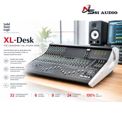 Solid State Logic XL-Desk – Bàn Trộn Âm SuperAnalogue Tích Hợp 8 Khối EQ E-Series Huyền Thoại