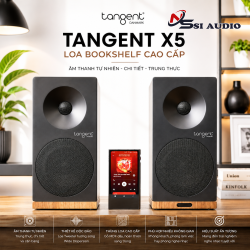 Tangent Spectrum X5 – Loa Bookshelf Hi-Fi Đan Mạch Với Thiết Kế Scandinavian Tinh Tế & Chân Đế Gỗ Walnut
