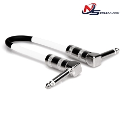 HOSA GUITAR PATCH CABLE RIGHT-ANGLE TO SAME (6PCS)
