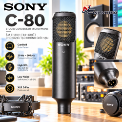 Sony C-80 – Micro Thu Âm Condenser Phòng Thu Chuyên Nghiệp