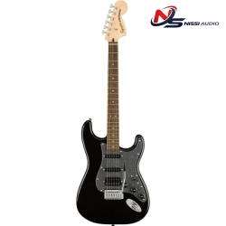Squier FSR Affinity Strat Laurel HSS Metallic Black đàn guitar điện