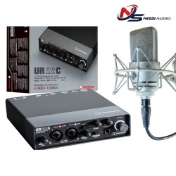 Steinberg UR22C + Rohiauder RH 203 combo thu âm hát live