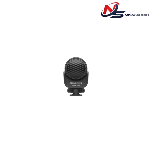 Sennheiser MKE 200 micro định hướng trên máy ảnh