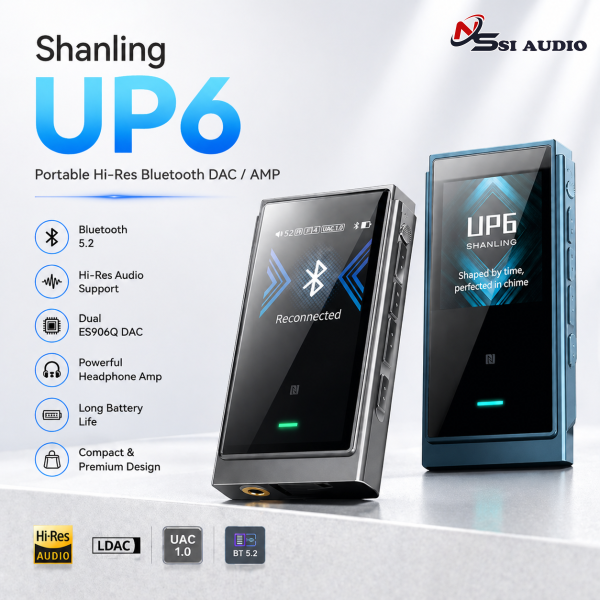 Shanling UP6. DAC/Headphone Amp, Soundcard USB