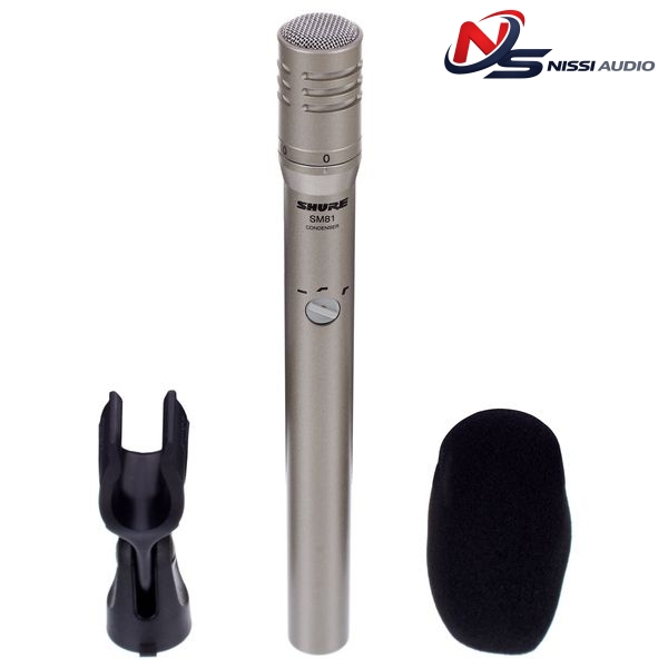 Shure SM81 – Micro Condenser Nhạc Cụ Cardioid Chuyên Nghiệp