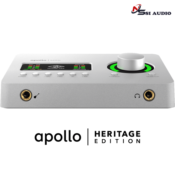 Universal Audio Apollo Solo USB – Bộ Audio Interface Desktop 2x4 DSP Cho Windows