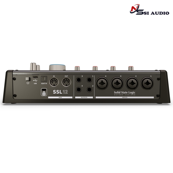 Solid State Logic SSL 12 – Audio Interface USB-C 12 In / 8 Out Chuẩn Studio Desktop