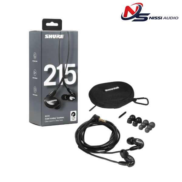 Shure SE215 Pro – Tai Nghe In-Ear Monitoring Cách Âm Chuyên Nghiệp