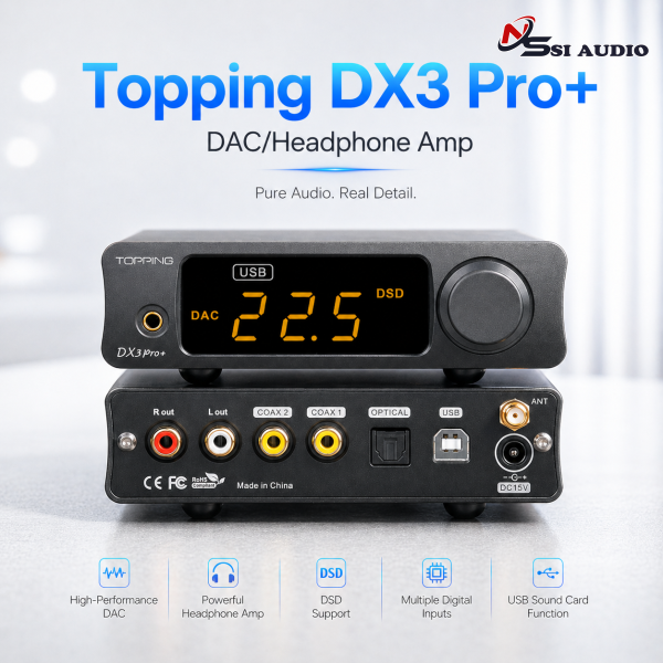 DAC/Headphone Amp Topping DX3 Pro+
