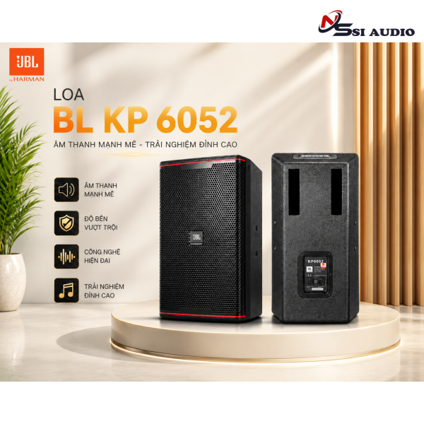 Loa karaoke JBL KP 6052 , 2 đường tiếng, Woofer 12'' (304mm), bass-reflex / Cặp