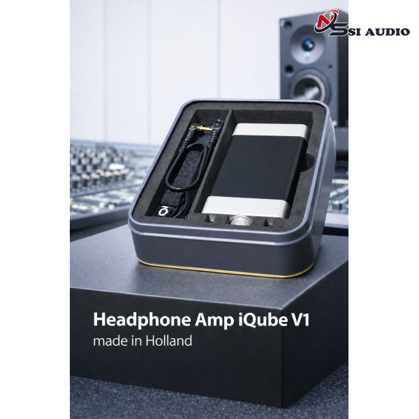 Headphone Amp iQube V1 made in Holland