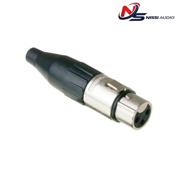 Amphenol Ac3f Female Xlr Connector Nickel