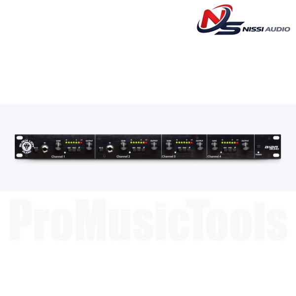 Black Lion Audio B12A Quad – 4 Channel Tube Microphone Preamp