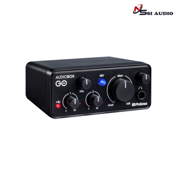 PreSonus AudioBox Go: Audio Interface Di Động Siêu Nhỏ Gọn