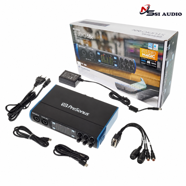 PreSonus Studio 68c – Sức Mạnh Thu Âm Định Dạng Cấp Cao Qua USB-C