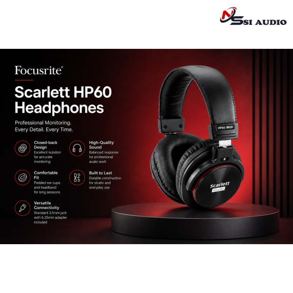 Focusrite Scarlett HP60 Headphones