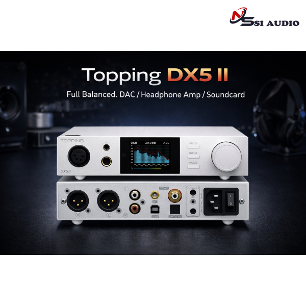 Topping DX5 II, Full Balanced. DAC / Headphone Amp / Soundcard