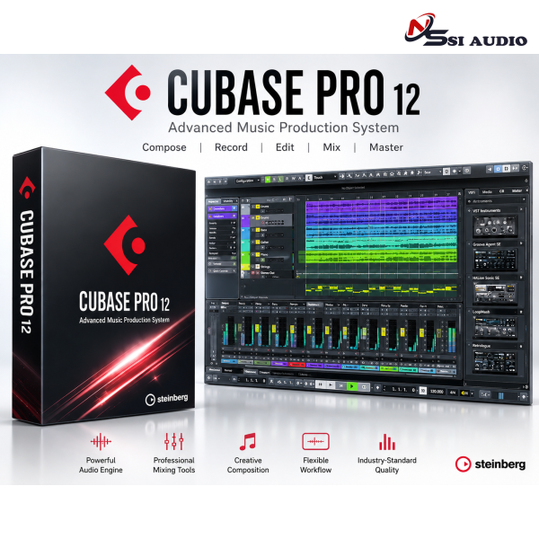 Steinberg Cubase 12 Pro Bản Quyền 1PC Vĩnh Viễn – Trung Tâm Sản Xuất Âm Nhạc Chuyên Nghiệp