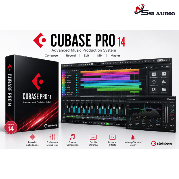 Steinberg Cubase 14 Pro Bản Quyền Vĩnh Viễn – Kỷ Nguyên Mới Của Sản Xuất Âm Thanh Chuyên Nghiệp