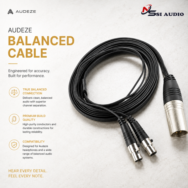 Audeze Balanced Cable – Nâng Tầm Trải Nghiệm Âm Thanh Cân Bằng