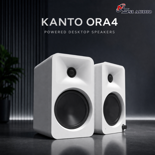 KANTO ORA4. Loa bluetooth, Loa máy vi tÍnh có dây, có DAC/SoundCard Type C
