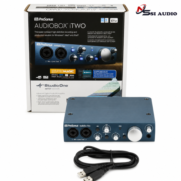 PreSonus AudioBox iTwo USB: Audio Interface Di Động Cho Máy Tính Và iPad