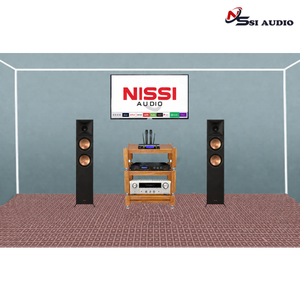 Hệ Thống Karaoke & Nghe Nhạc: Klipsch RP-6000F II & Denon DRA-800H
