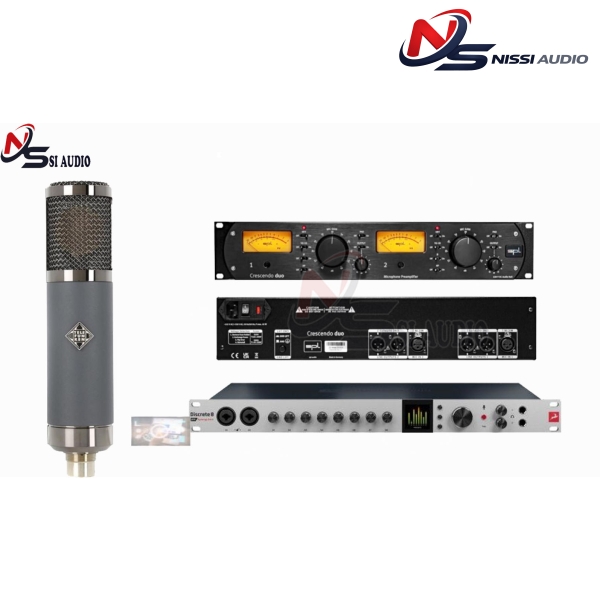 TeLeFunKen TF51 + Spl Crescendo Duo 2 Channel Mk2 Black Preramp Mic+ Antelope Discreate 8 Pro Synergy Core
