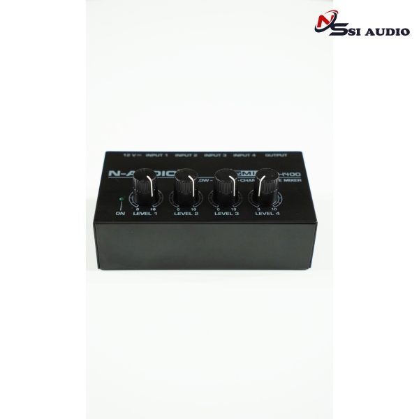 N-Audio Micromix MX400 – Bộ Trộn Âm Thanh Mini 4 Kênh Nhỏ Gọn, Giải Pháp Gộp Tín Hiệu Tối Ưu