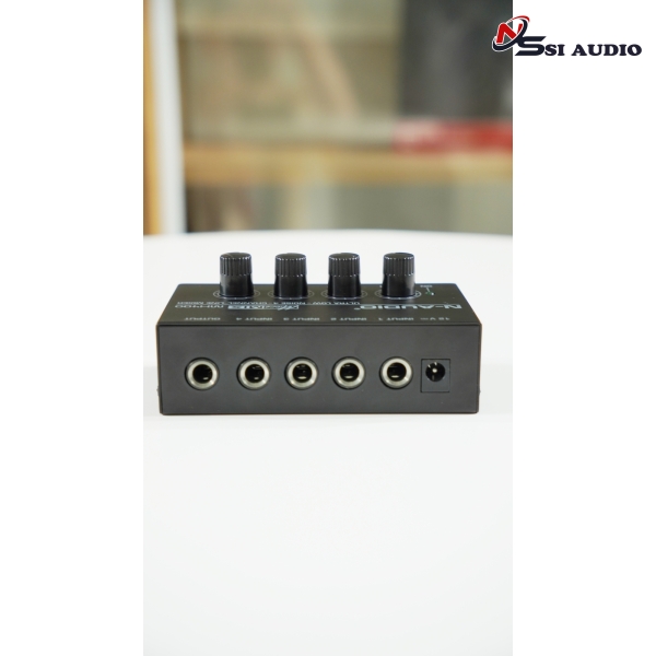 N-Audio Micromix MX400 – Bộ Trộn Âm Thanh Mini 4 Kênh Nhỏ Gọn, Giải Pháp Gộp Tín Hiệu Tối Ưu