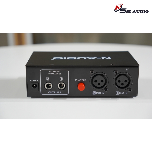 N-Audio Preamp 2 Mic – Bộ Tiền Khuếch Đại Micro Kép Chuyên Dụng Cho Phòng Thu Và Thu Âm Lưu Động
