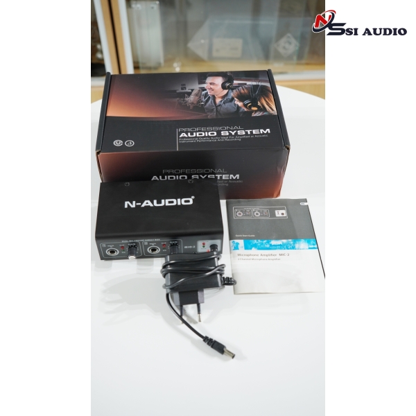 N-Audio Preamp 2 Mic – Bộ Tiền Khuếch Đại Micro Kép Chuyên Dụng Cho Phòng Thu Và Thu Âm Lưu Động