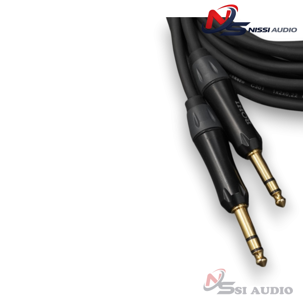Dây 6 Ly Stereo TRS 1M Rohi - Italia ( 1 CẶP )