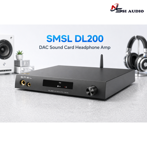 SMSL DL200 DAC Sound Card Headphone Amp