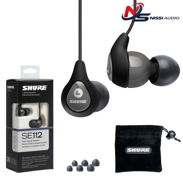 Shure SE112‑GR – Tai Nghe In-Ear Sound Isolating Chuyên Nghiệp