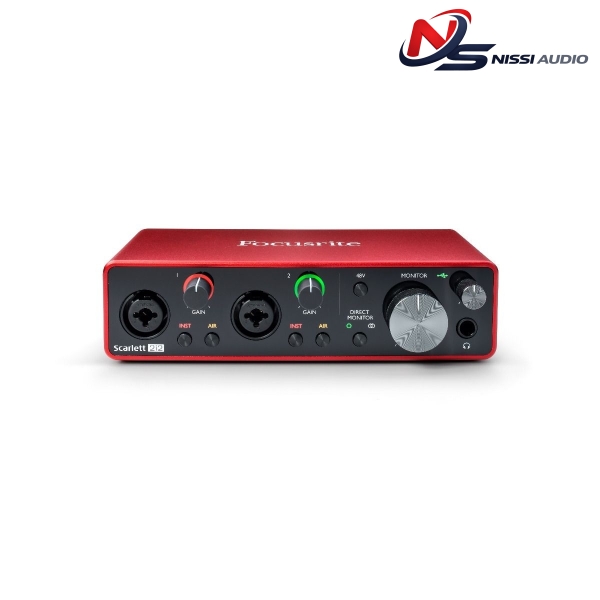 Focusrite Scarlett 2i2 (3rd Gen) – Audio Interface USB Thu Âm & Sản Xuất Nhạc