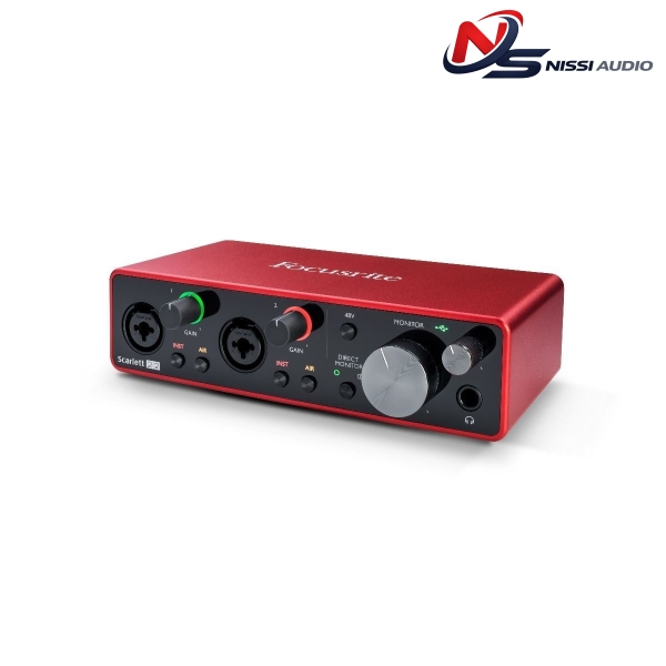 Focusrite Scarlett 2i2 (3rd Gen) – Audio Interface USB Thu Âm & Sản Xuất Nhạc